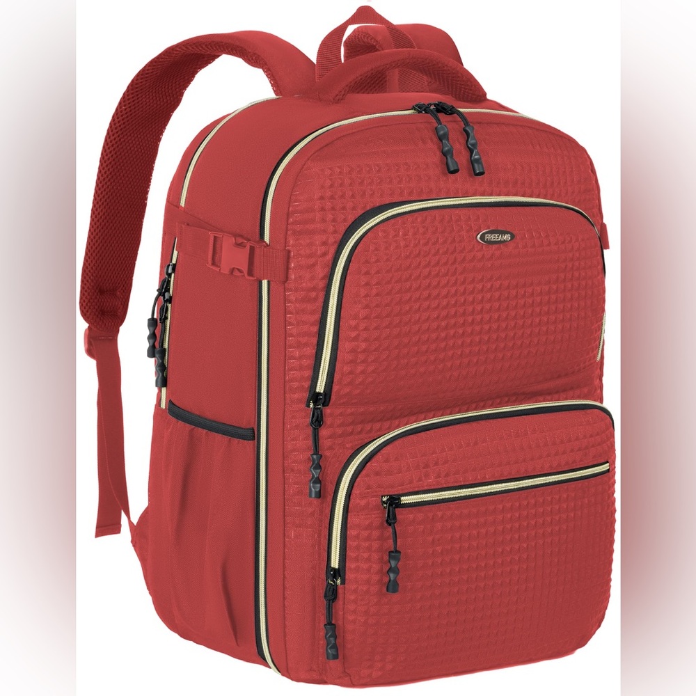 Red Backpack by Freeamg